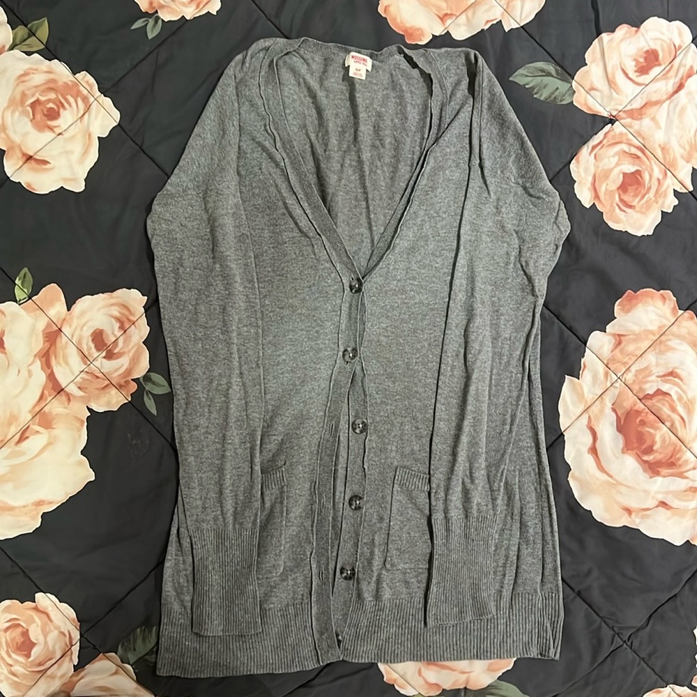 Mossimo Grey Bottom Cardigan S